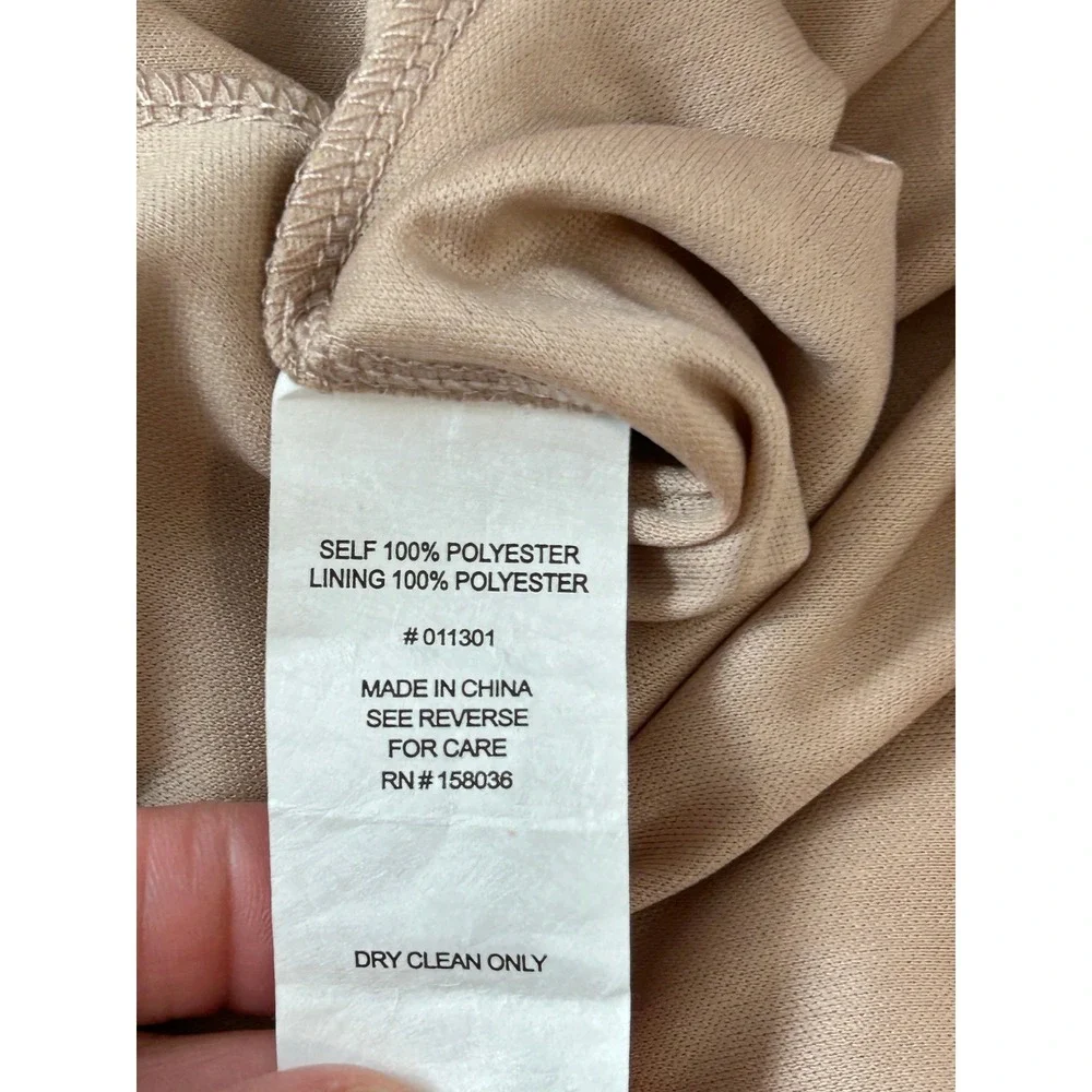 Birdy Grey Chris Prom Bridesmaid Evening Formal Dress in Taupe XL NEW - Picture 9 of 10